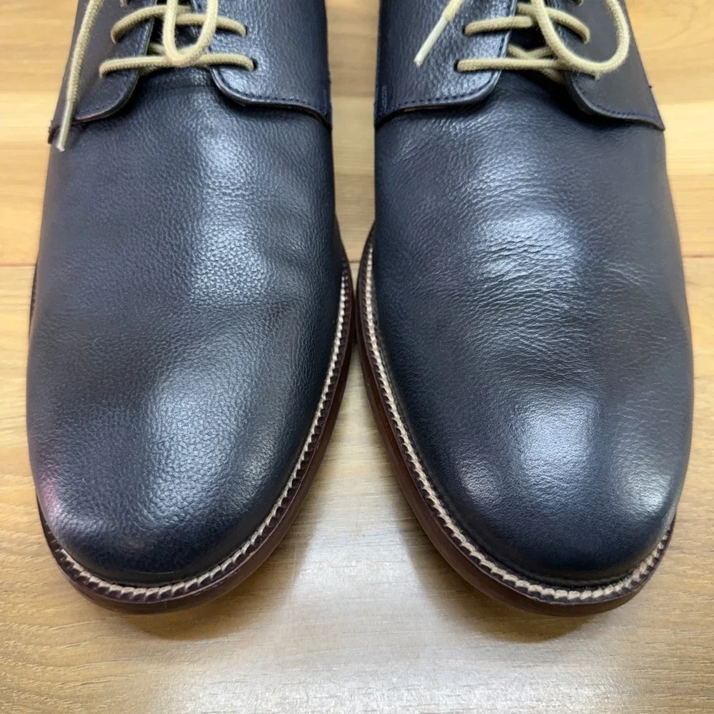 Cole Haan Willams Oxfords Mens 13 M Navy Blue Leather Business Casual Shoes